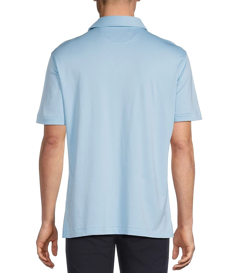 Daniel Cremieux Signature Label Solid Short Sleeve Polo Shirt