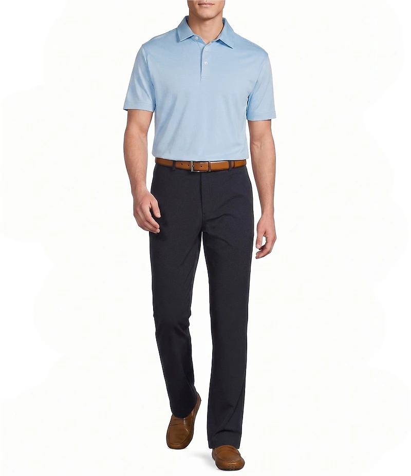 Daniel Cremieux Signature Label Solid Short Sleeve Polo Shirt