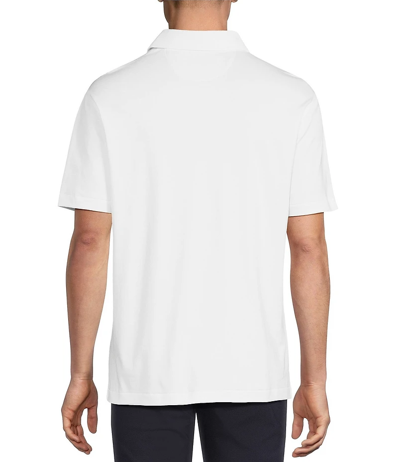Daniel Cremieux Signature Label Solid Short Sleeve Polo Shirt