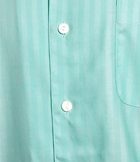 Daniel Cremieux Signature Label Solid Short Sleeve Woven Camp Shirt