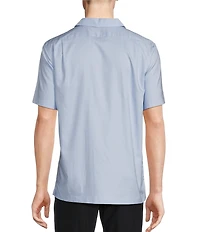 Daniel Cremieux Signature Label Solid Short Sleeve Woven Camp Shirt