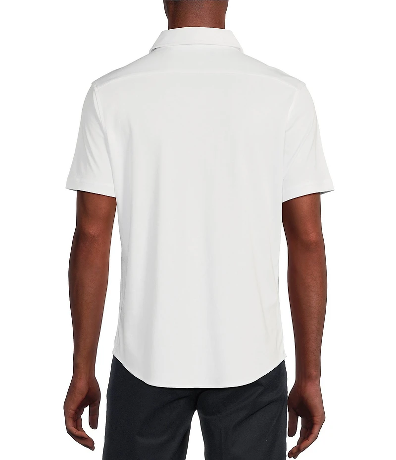 Daniel Cremieux Signature Label Solid Short Sleeve Woven Shirt