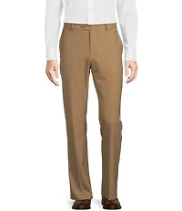 Daniel Cremieux Signature Label Stretch Flat Front Dress Pants