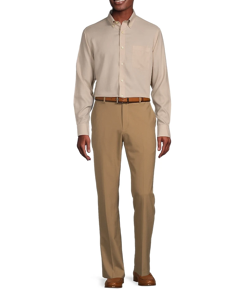 Daniel Cremieux Signature Label Stretch Flat Front Dress Pants