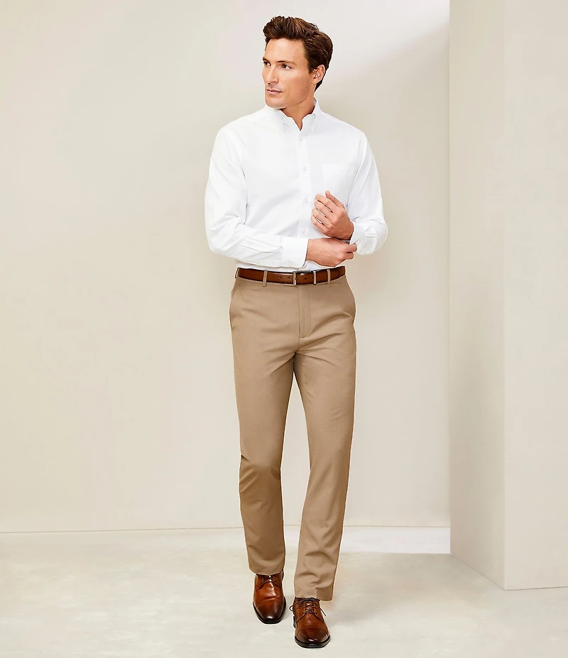 Daniel Cremieux Signature Label Stretch Flat Front Dress Pants