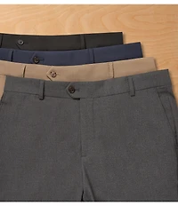 Daniel Cremieux Signature Label Stretch Flat Front Dress Pants