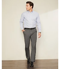 Daniel Cremieux Signature Label Stretch Flat Front Dress Pants