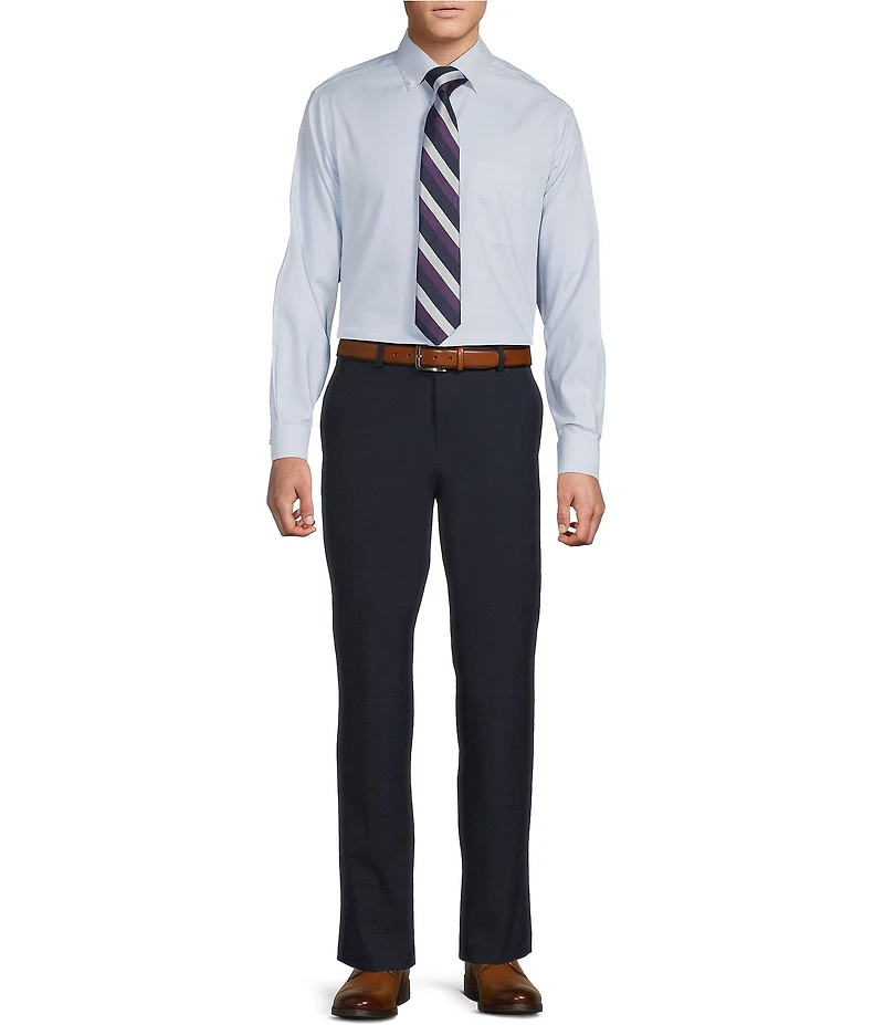 Cremieux Daniel Cremieux Signature Label Stretch Flat Front Dress Pants