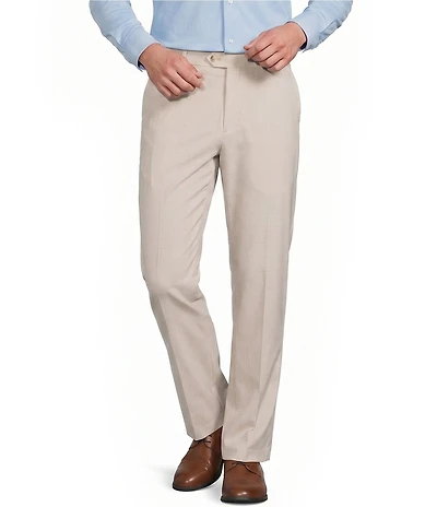 Daniel Cremieux Signature Label Stretch Flat Front Dress Pants