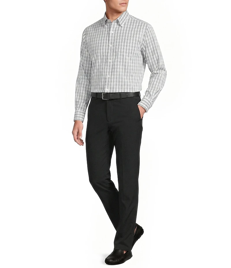 Daniel Cremieux Signature Label The ETA Plaid Long Sleeve Woven Shirt