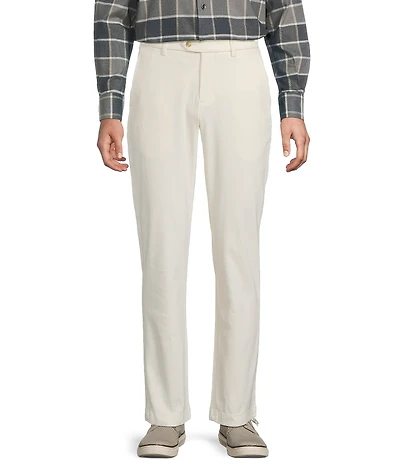 Daniel Cremieux Signature Label The Highlands Collection Flat Front Solid Brushed Twill Pants