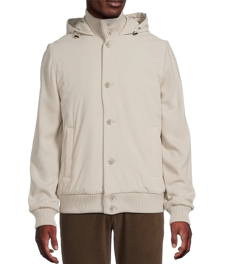 Daniel Cremieux Signature Label The Highlands Collection Mixed Media Jacket