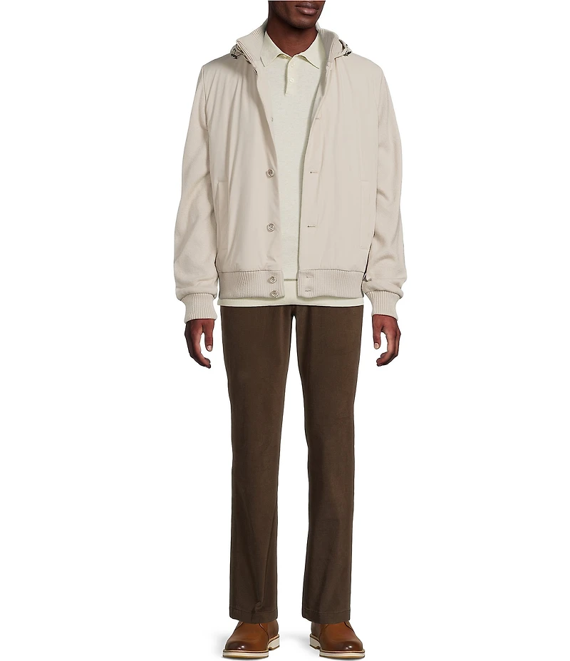 Daniel Cremieux Signature Label The Highlands Collection Mixed Media Jacket