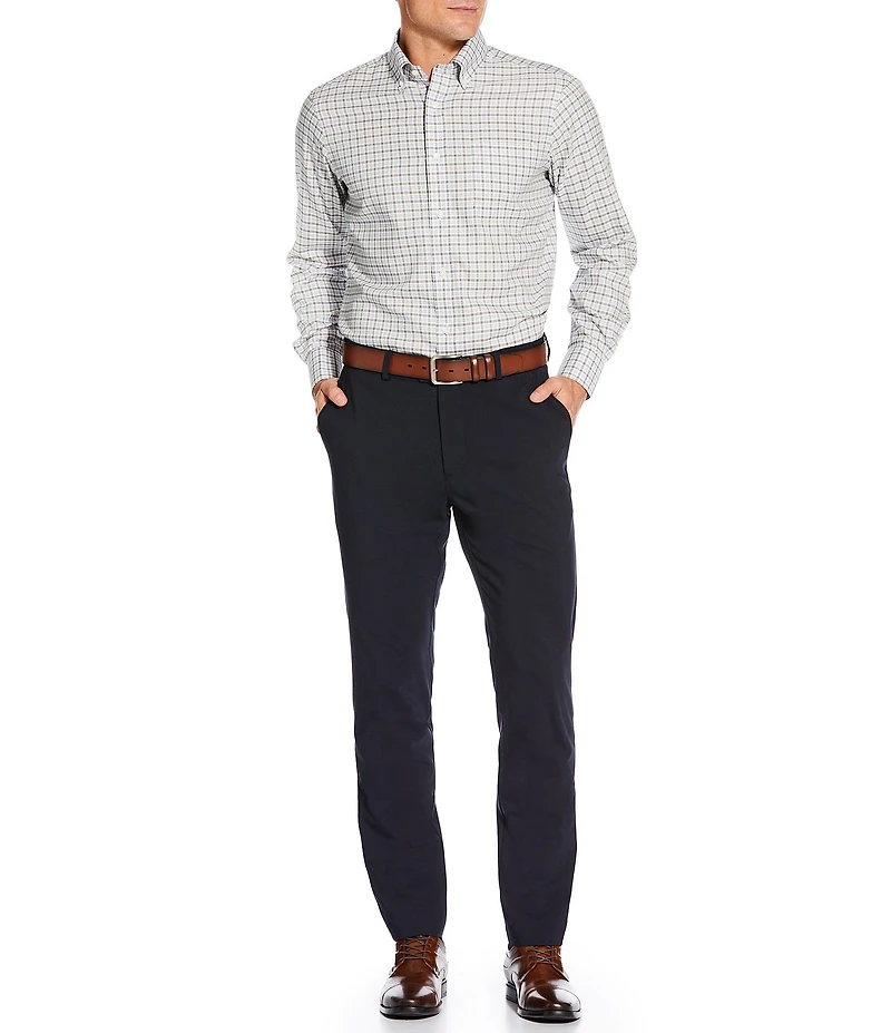 Daniel Cremieux Signature Label The Highlands Collection Non-Iron Balanced Plaid Long Sleeve Woven Shirt