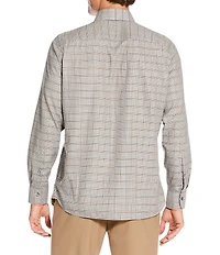 Daniel Cremieux Signature Label The Highlands Collection Non-Iron Grid Plaid Long Sleeve Woven Shirt