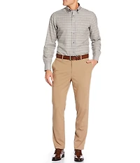 Daniel Cremieux Signature Label The Highlands Collection Non-Iron Grid Plaid Long Sleeve Woven Shirt