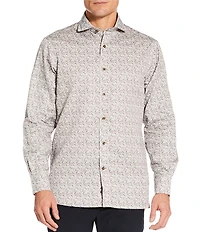 Daniel Cremieux Signature Label The Highlands Collection Paisley Flannel Long Sleeve Woven Shirt