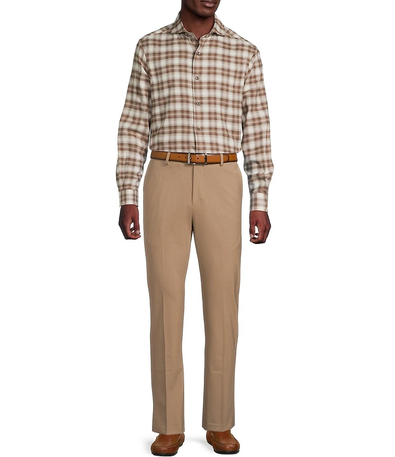 Daniel Cremieux Signature Label The Highlands Collection Plaid Flannel Long Sleeve Woven Shirt