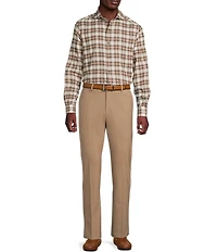 Daniel Cremieux Signature Label The Highlands Collection Plaid Flannel Long Sleeve Woven Shirt