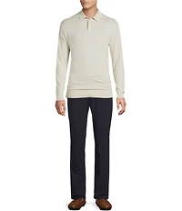 Daniel Cremieux Signature Label The Highlands Collection Solid Long Sleeve Polo Sweater