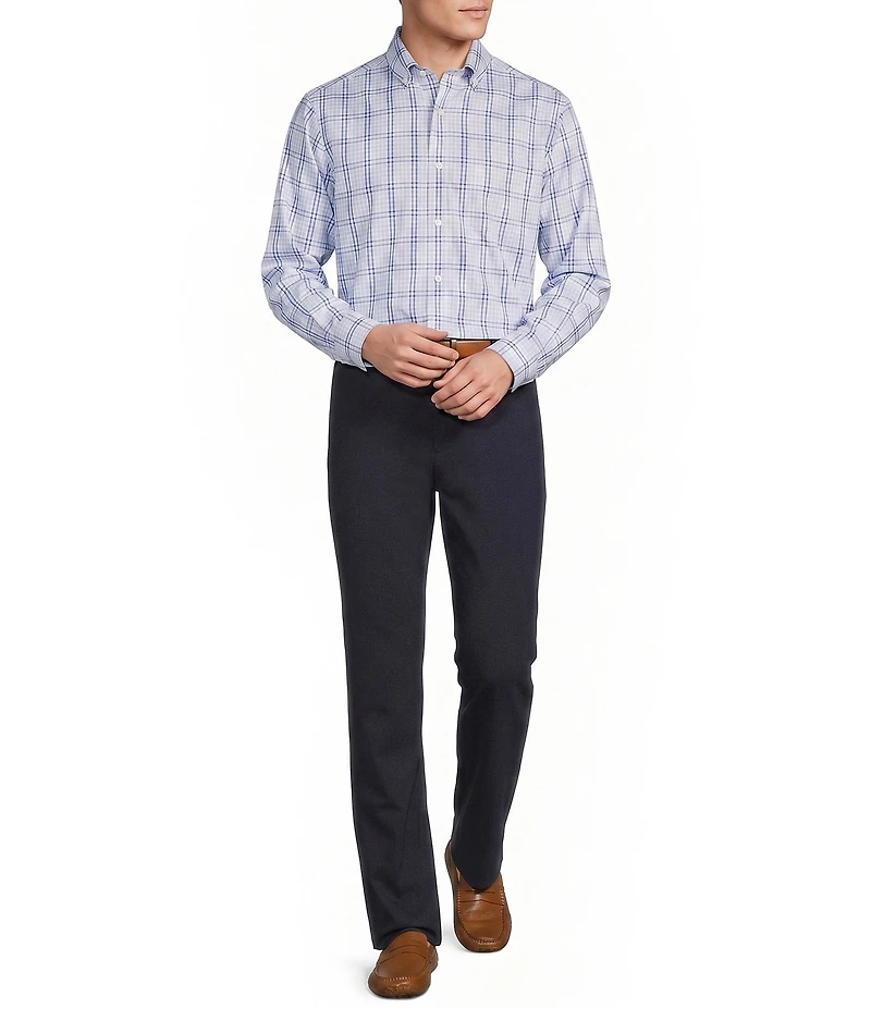 Daniel Cremieux Signature Label The Icon Medium Plaid Long Sleeve Woven Shirt