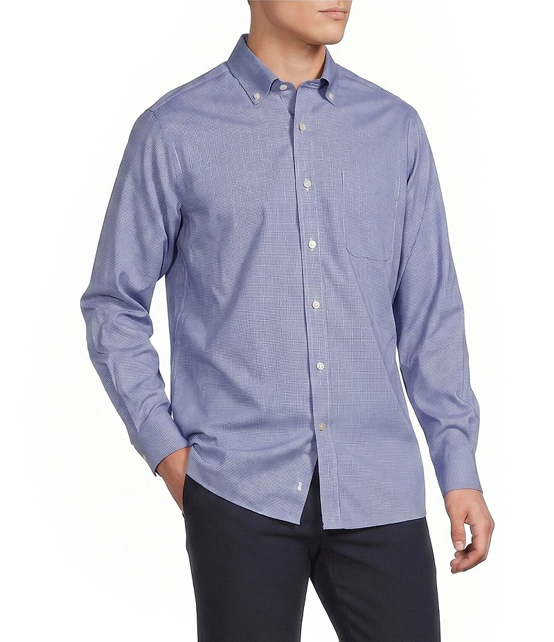 Daniel Cremieux Signature Label The Icon Plaid Long Sleeve Woven Shirt
