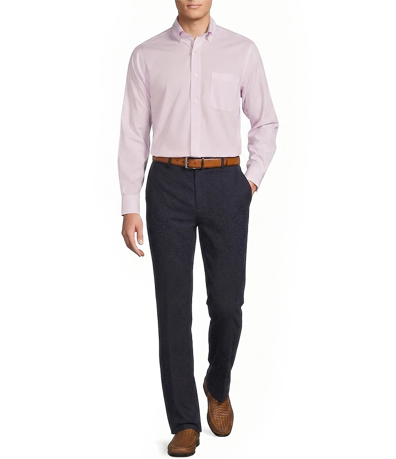 Daniel Cremieux Signature label The Icon Stripe Long Sleeve Woven Shirt
