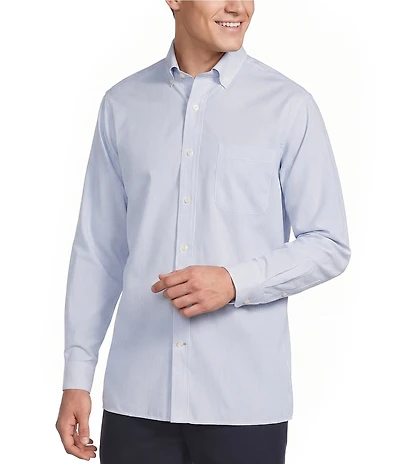 Daniel Cremieux Signature label The Icon Stripe Long Sleeve Woven Shirt