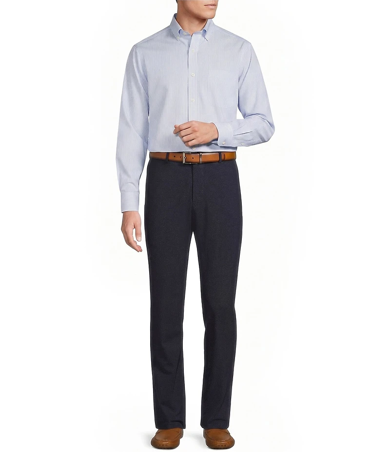 Daniel Cremieux Signature label The Icon Stripe Long Sleeve Woven Shirt