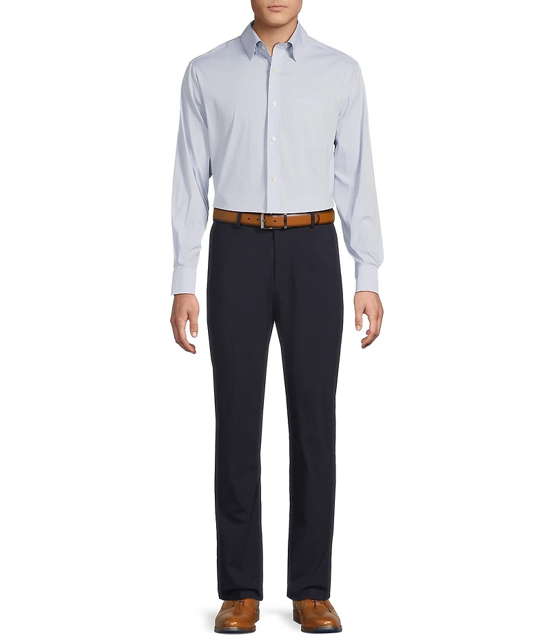 Daniel Cremieux Signature Label Travel Ready Micro Check Long Sleeve Woven Shirt