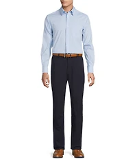 Daniel Cremieux Signature Label Travel Ready Solid Long Sleeve Woven Shirt