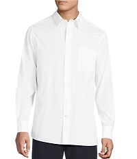 Daniel Cremieux Signature Label Travel Ready Solid Long Sleeve Woven Shirt