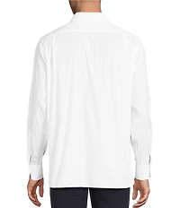 Daniel Cremieux Signature Label Travel Ready Solid Long Sleeve Woven Shirt