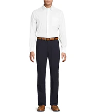 Daniel Cremieux Signature Label Travel Ready Solid Long Sleeve Woven Shirt