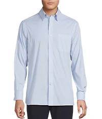 Daniel Cremieux Signature Label Travel Ready Stripe Long Sleeve Woven Shirt