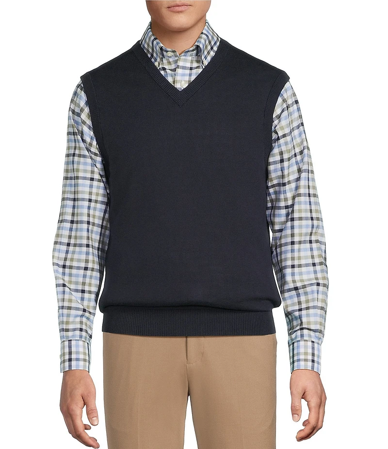 Daniel Cremieux Signature Label V-Neck Sweater Vest