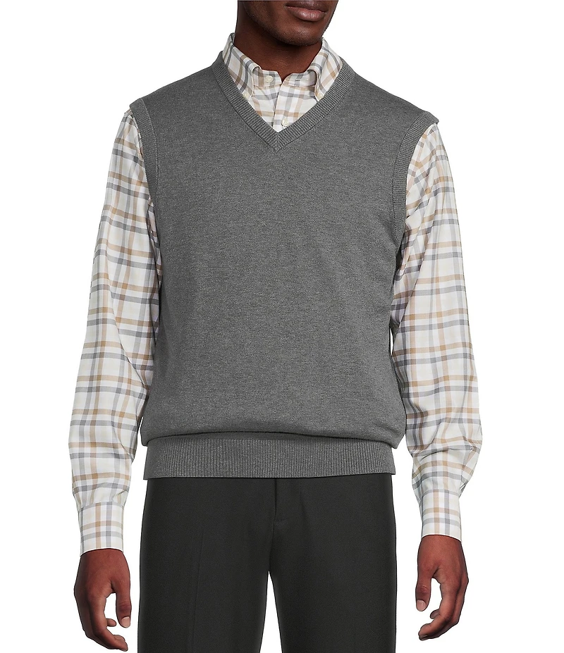 Daniel Cremieux Signature Label V-Neck Sweater Vest