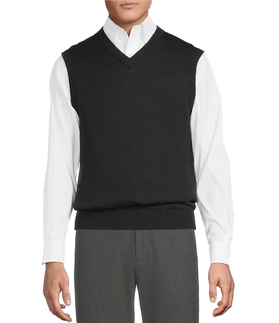 Daniel Cremieux Signature Label V-Neck Sweater Vest
