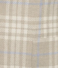 Daniel Cremieux Signature Label Windowpane Linen Blend Blazer