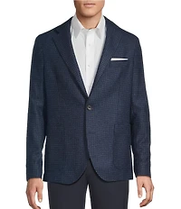 Daniel Cremieux Signature Label Wool Blend Herringbone Blazer