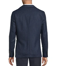 Daniel Cremieux Signature Label Wool Blend Herringbone Blazer