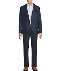 Daniel Cremieux Signature Label Wool Blend Herringbone Blazer