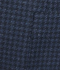 Daniel Cremieux Signature Label Wool Blend Herringbone Blazer