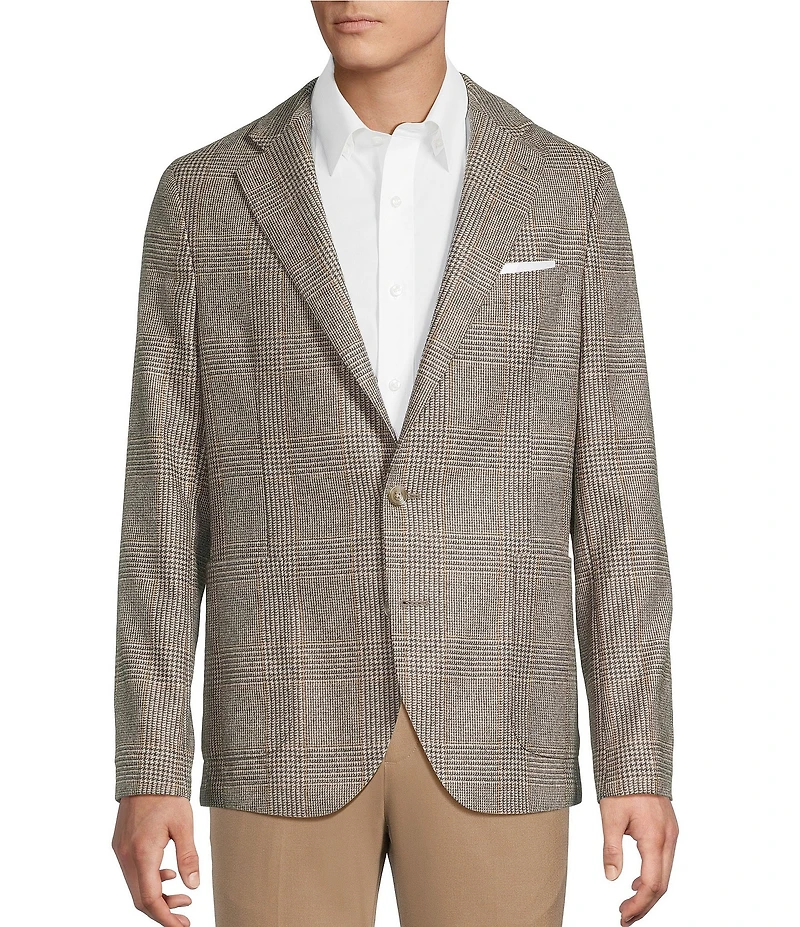 Daniel Cremieux Signature Label Wool Blend Plaid Blazer
