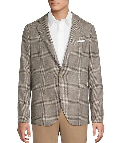 Daniel Cremieux Signature Label Wool Blend Plaid Blazer