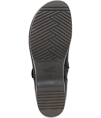 Dansko Baylin Leather Studded Buckle Booties