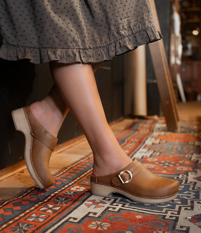 Dansko Baylor Leather Convertible Clogs