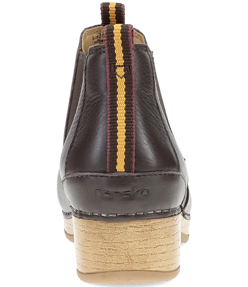 Dansko Becka Leather Chelsea Booties