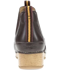 Dansko Becka Leather Chelsea Booties