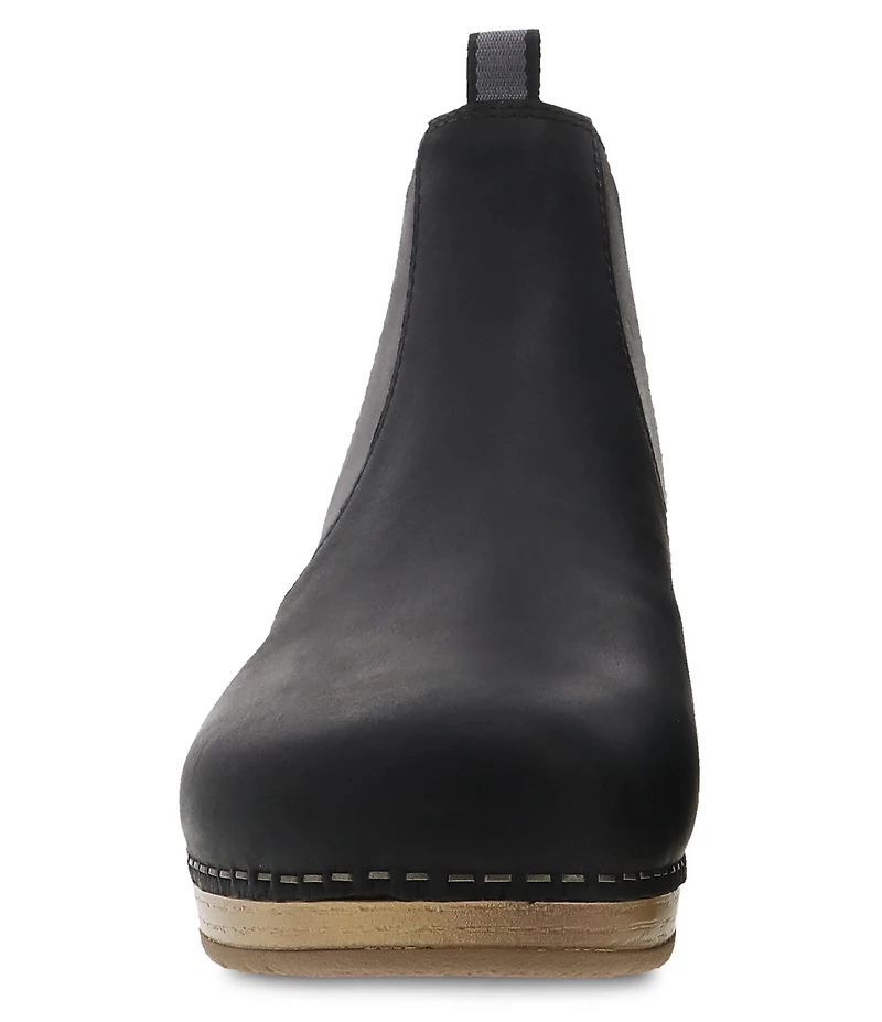 Dansko Becka Leather Clog Chelsea Booties